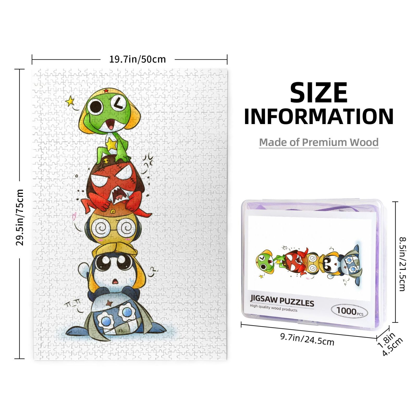 Amazon.co.jp: ケロロ軍曹 ジグソーパズル 木製 1000ピース